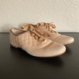 Børn Beige Faux Leather Loafers